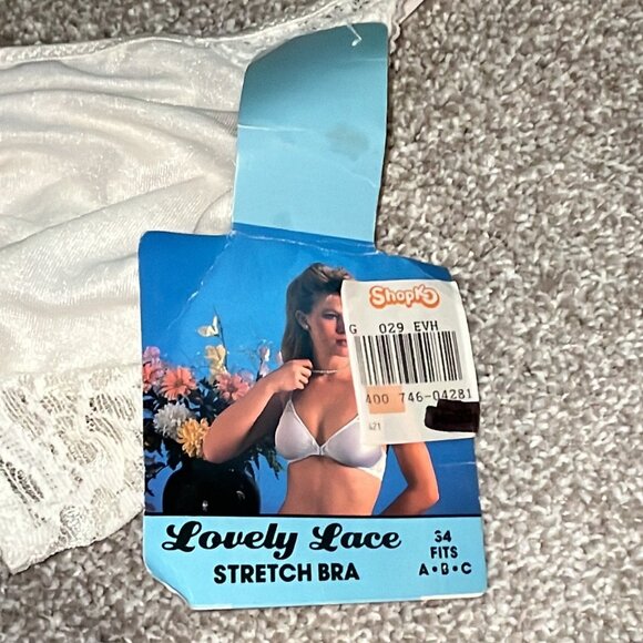 NWT Vintage Maidenform/Lovely Lace No Wire Stretch Bra - Picture 3 of 4